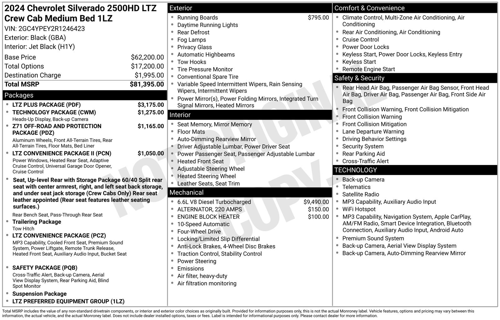 Used 2024 Chevrolet Silverado 2500 LTZ w/ LTZ Plus Package AWD/4WD image 36