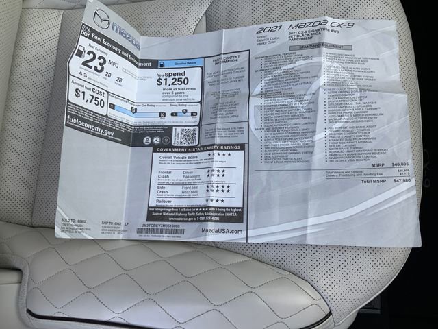 Used 2021 MAZDA CX-9 Signature image 18