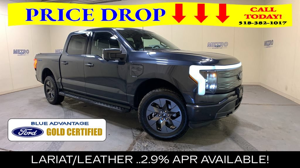 Certified 2022 Ford F150 Lightning Lariat