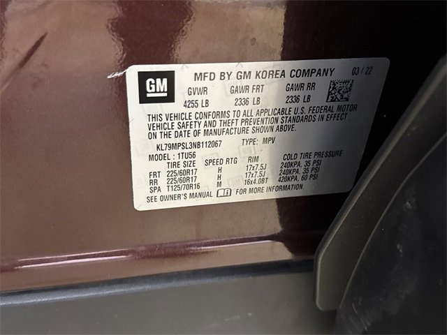 Certified 2022 Chevrolet TrailBlazer LT w/ Convenience Package image 27