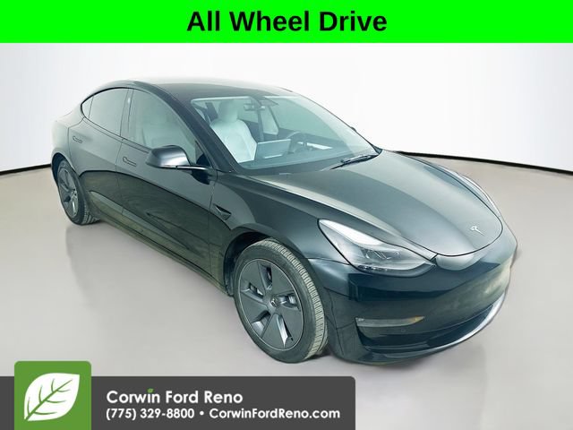 Used 2022 Tesla Model 3 Long Range AWD/4WD image 1