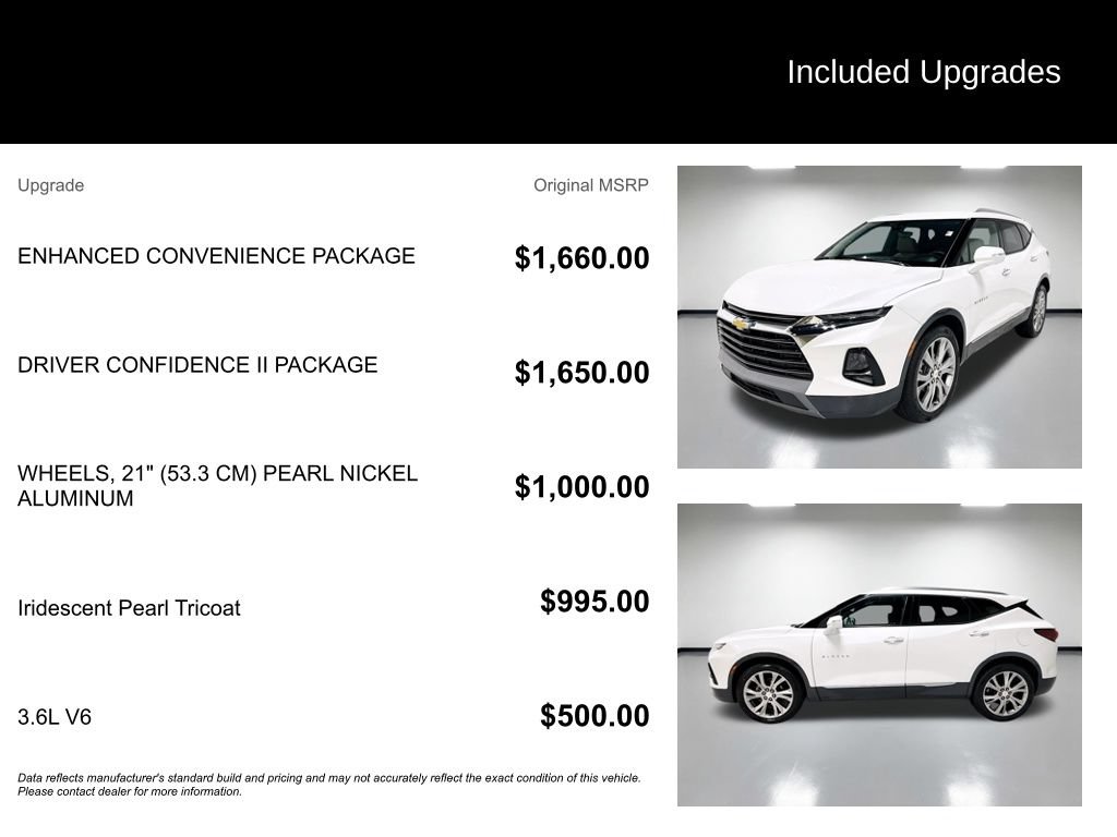 Used 2022 Chevrolet Blazer Premier w/ Enhanced Convenience Package AWD/4WD image 7