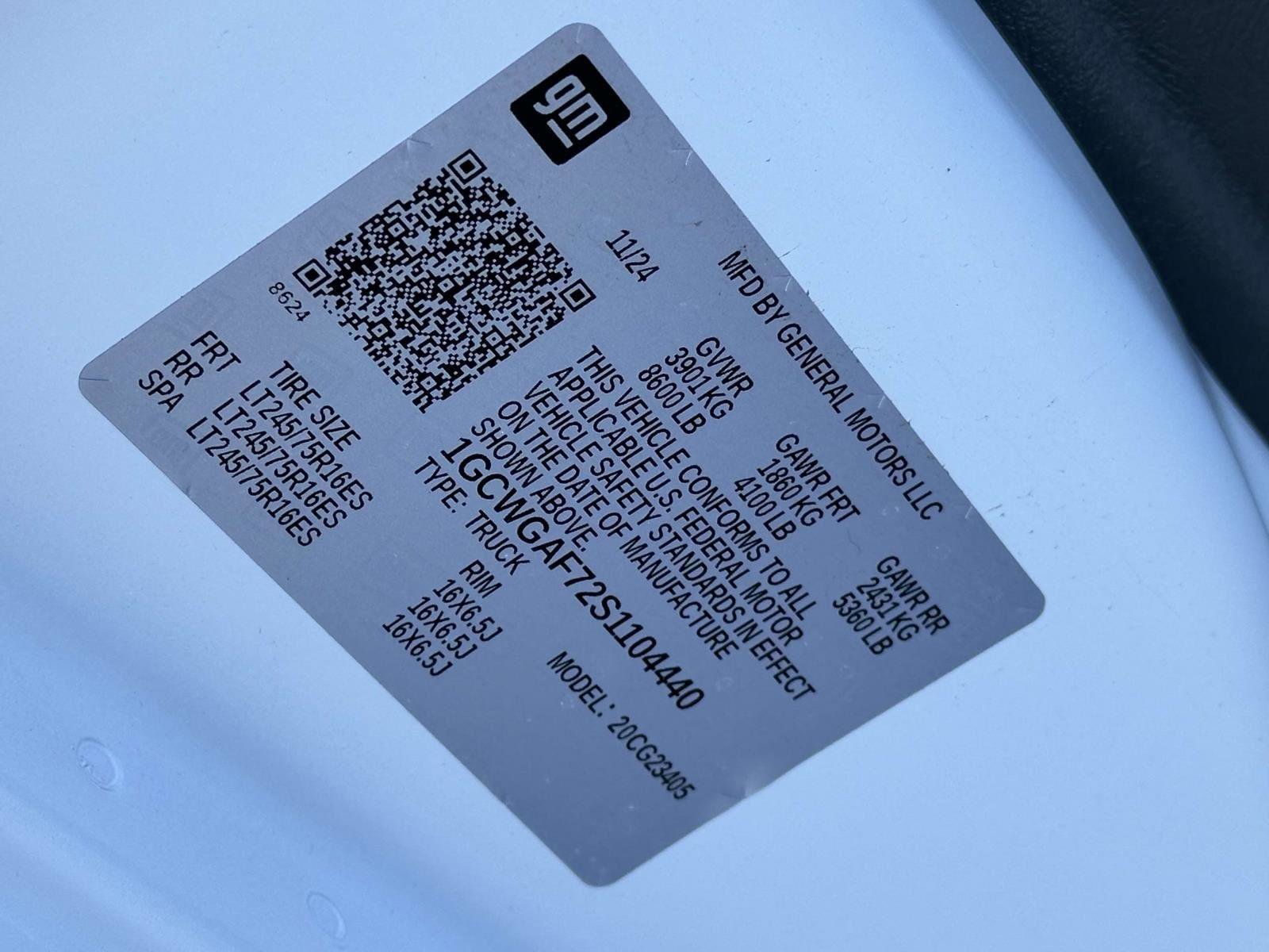 New 2025 Chevrolet Express 2500 w/ Driver Convenience Package image 19