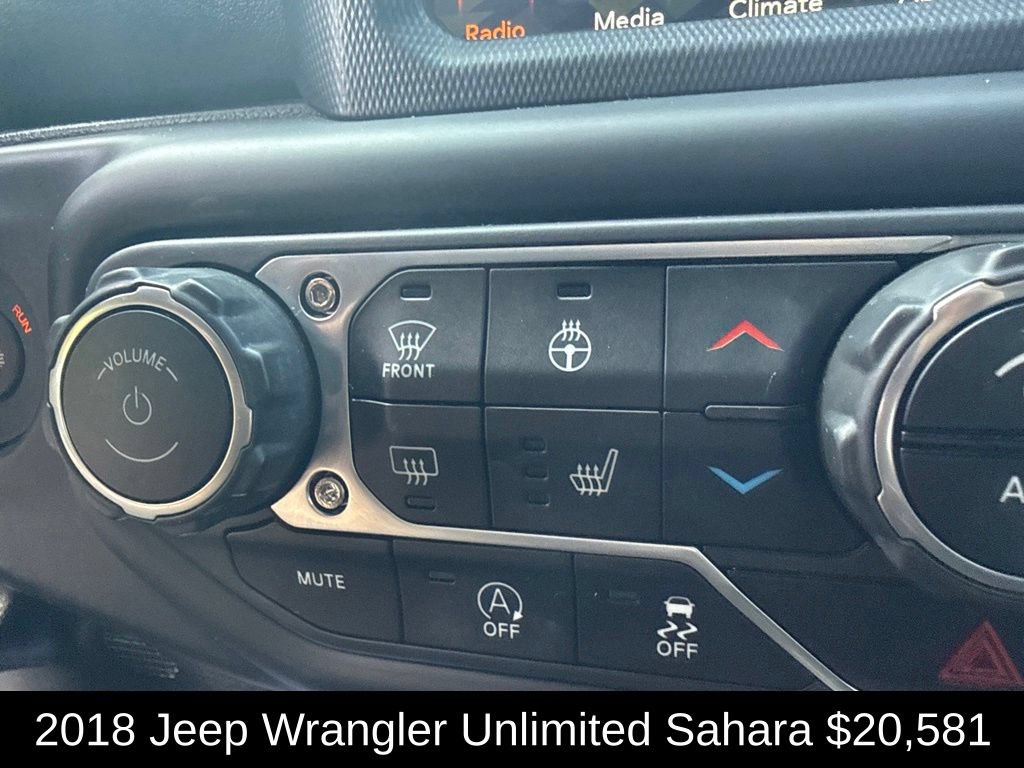 Used 2018 Jeep Wrangler Unlimited Sahara AWD/4WD image 26