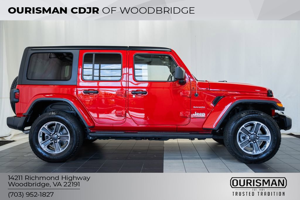 Certified 2022 Jeep Wrangler Unlimited Sahara w/ Cold Weather Group AWD/4WD image 3