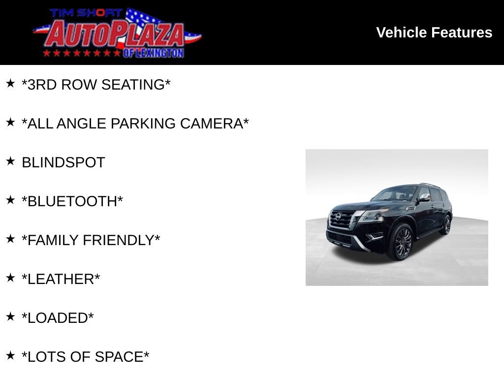 Used 2024 Nissan Armada Platinum w/ Captain's Chairs Package image 7