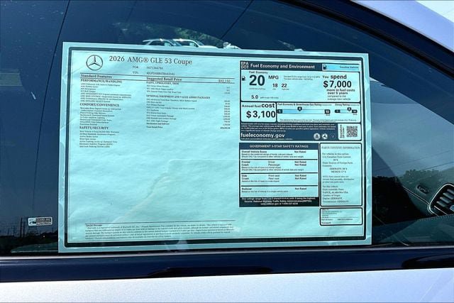 New 2026 Mercedes-Benz GLE 53 AMG 4MATIC Coupe image 17