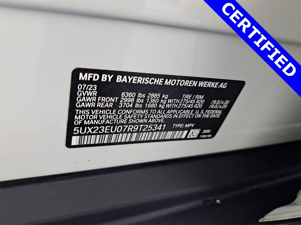 Certified 2024 BMW X5 xDrive40i w/ Premium Package image 20