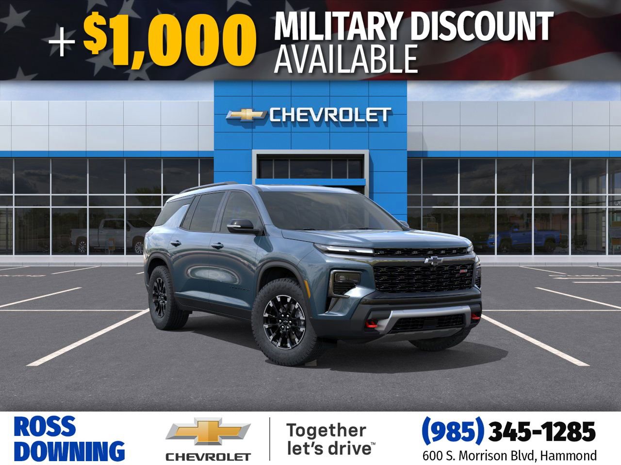 New 2026 Chevrolet Traverse Z71 w/ Driver Confidence Package AWD/4WD image 1