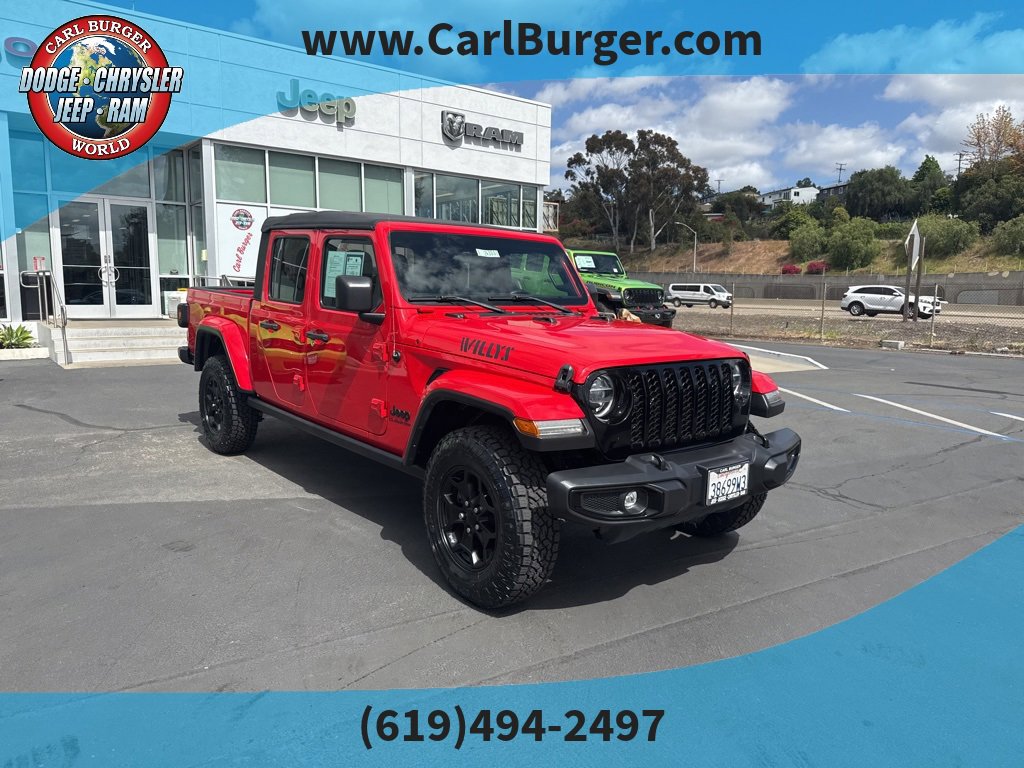 Used 2022 Jeep Gladiator Willys image 1