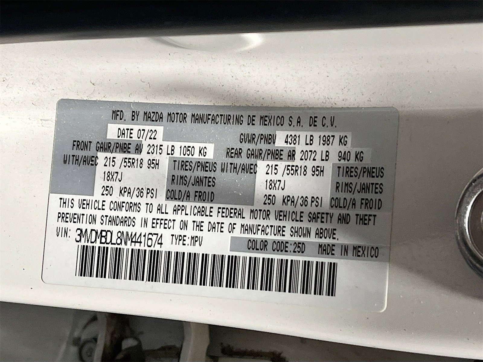 Used 2022 MAZDA CX-30 AWD 2.5 S w/ Premium Package image 34