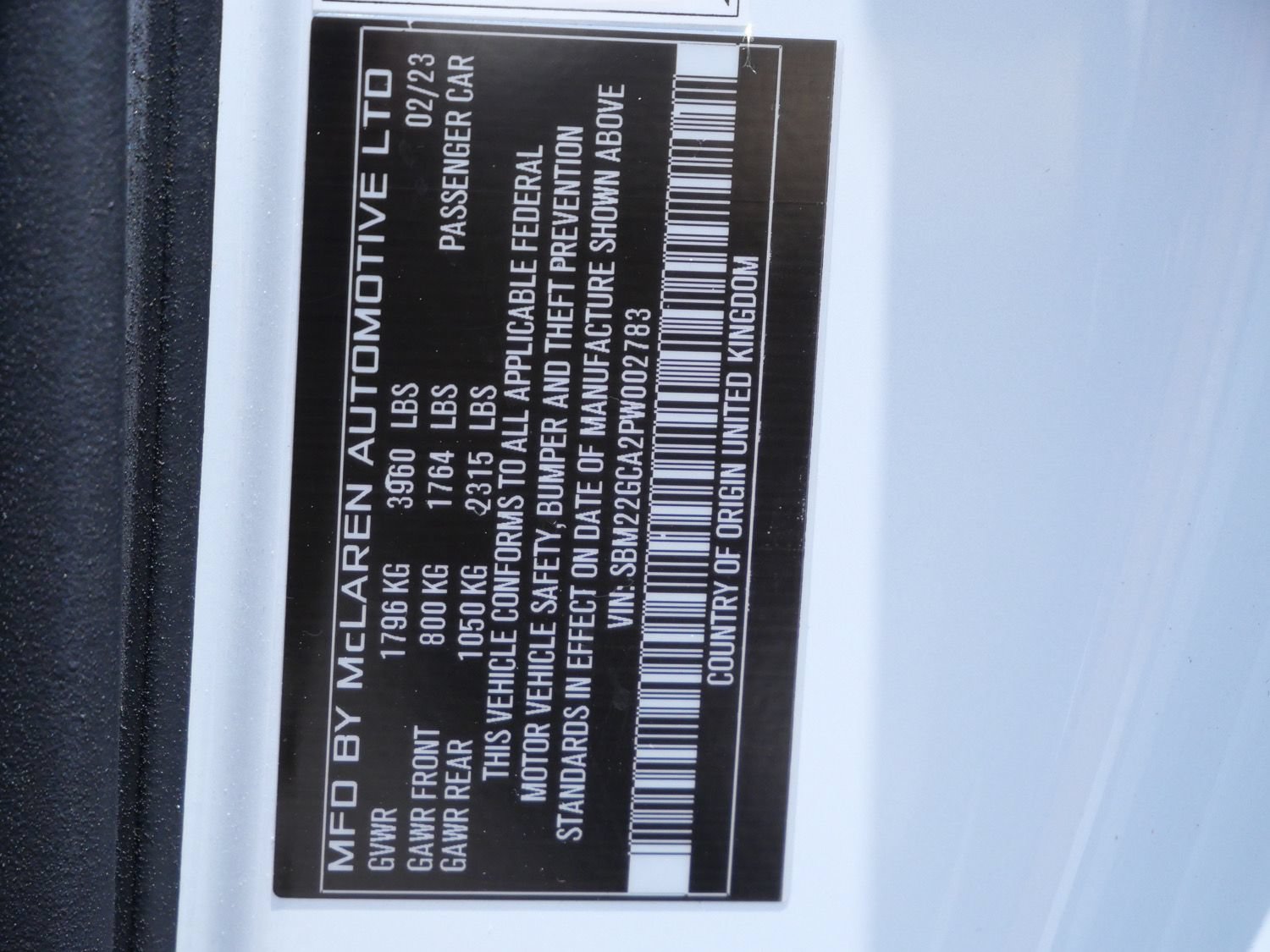 Used 2023 McLaren GT RWD image 26