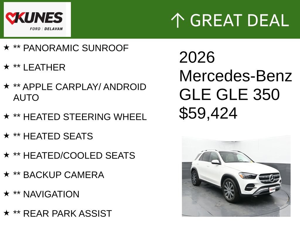 Used 2026 Mercedes-Benz GLE 350 4MATIC image 2