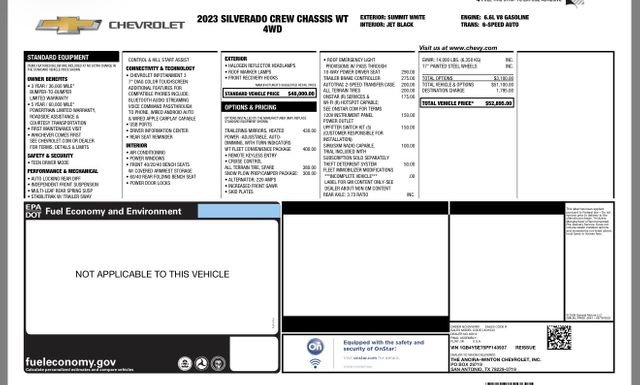 Used 2023 Chevrolet Silverado 3500 W/T w/ WT Fleet Convenience Package image 2