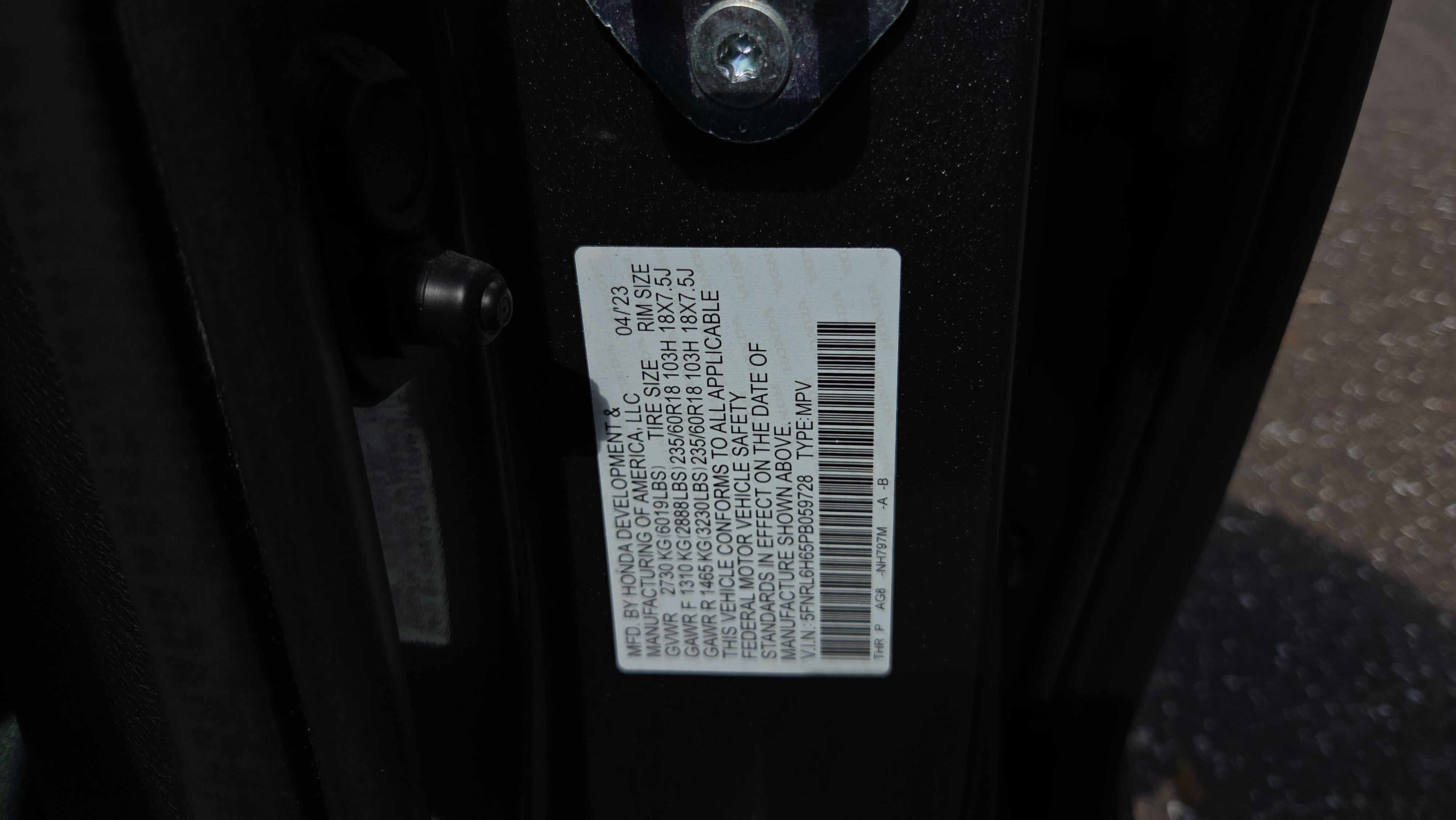 Certified 2023 Honda Odyssey EX-L image 28