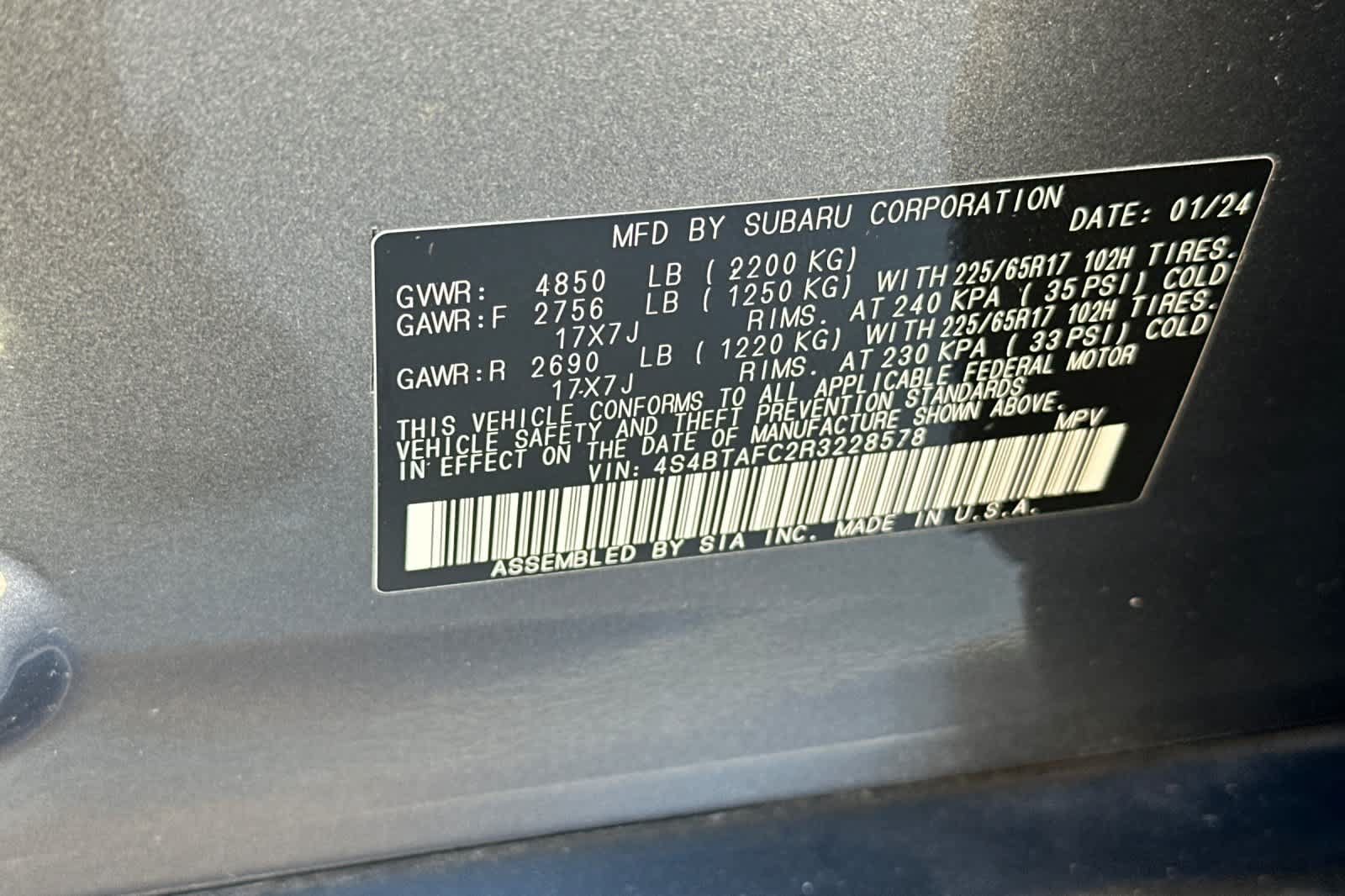 Used 2024 Subaru Outback Premium w/ Popular Package #1 AWD/4WD image 29