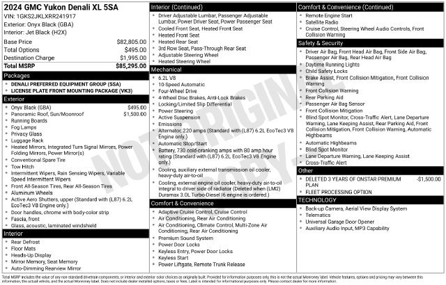 Certified 2024 GMC Yukon XL Denali AWD/4WD image 4