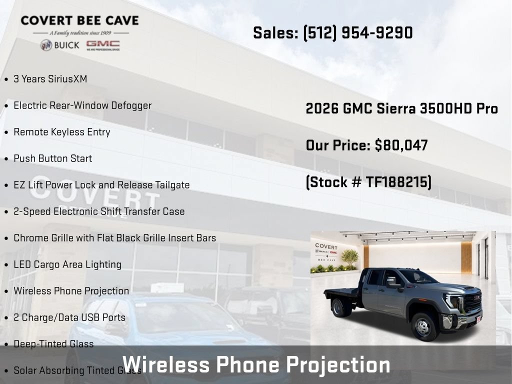 New 2026 GMC Sierra 3500 Pro w/ Convenience Package AWD/4WD image 13