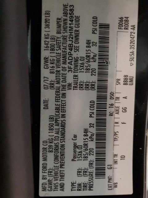 Used 2017 Ford Fiesta SE image 31