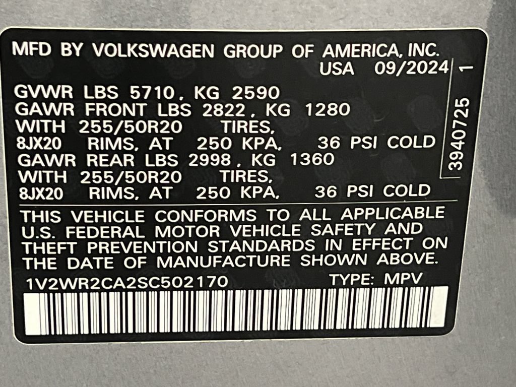 Used 2025 Volkswagen Atlas SE FWD image 76