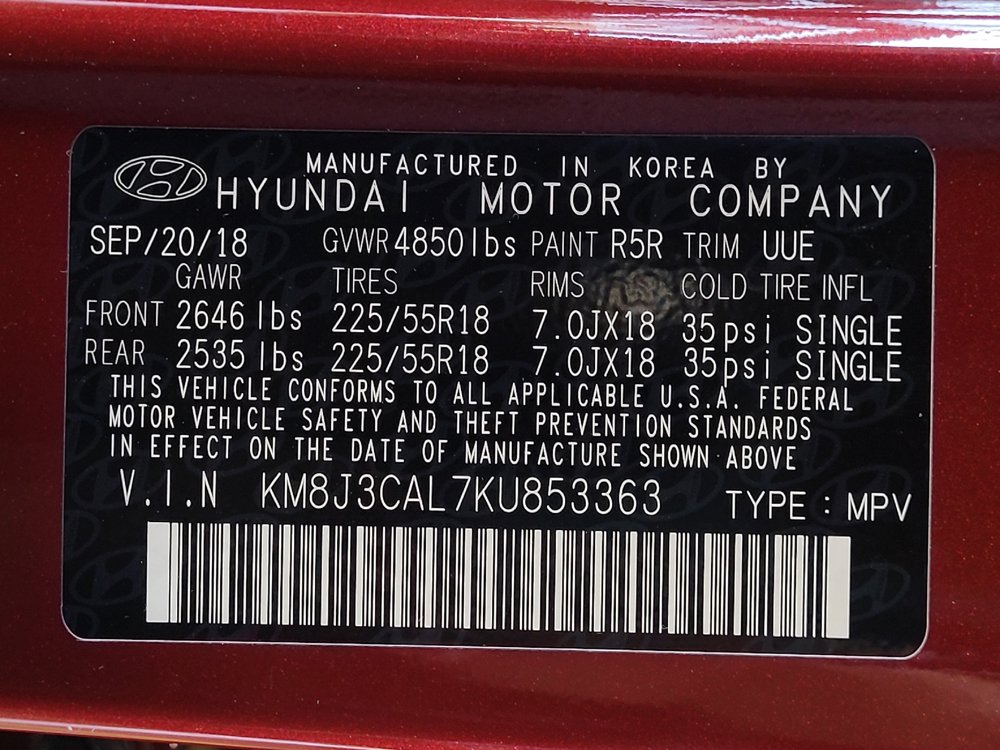 Used 2019 Hyundai Tucson Ultimate w/ Cargo Package AWD/4WD image 33
