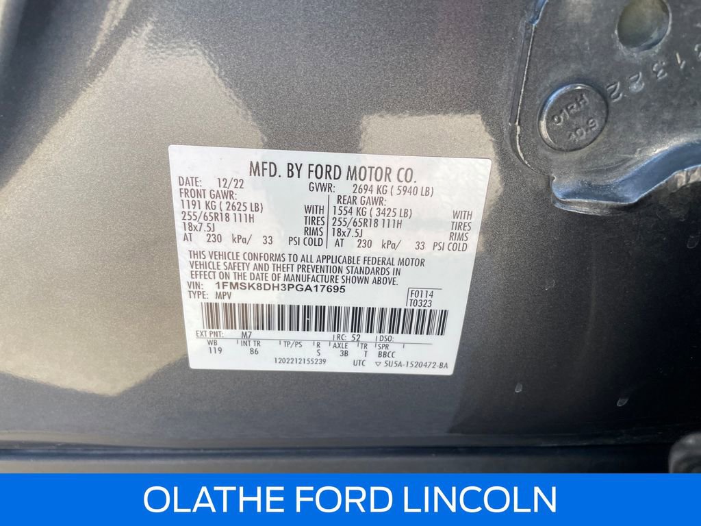 Certified 2023 Ford Explorer XLT image 26