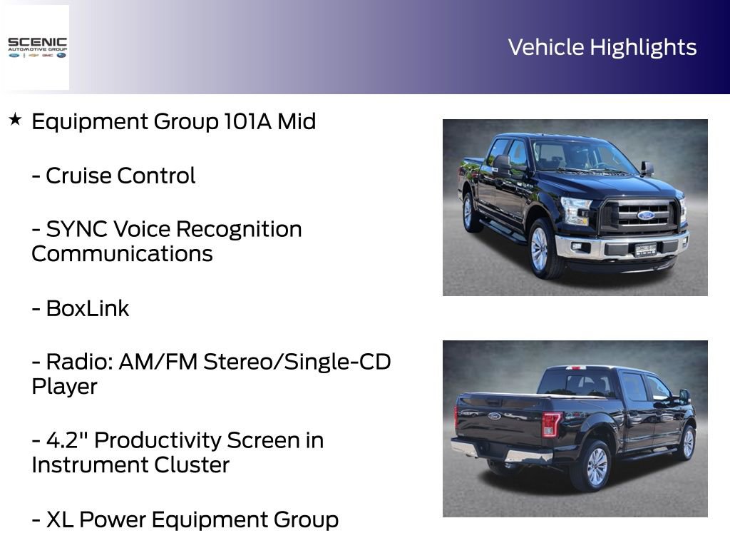 Used 2016 Ford F150 XL w/ Equipment Group 101A Mid AWD/4WD image 5