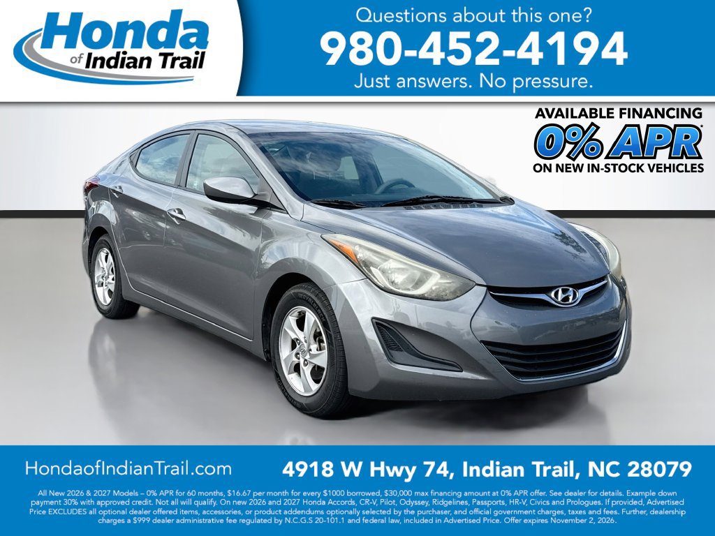 Used 2014 Hyundai Elantra SE