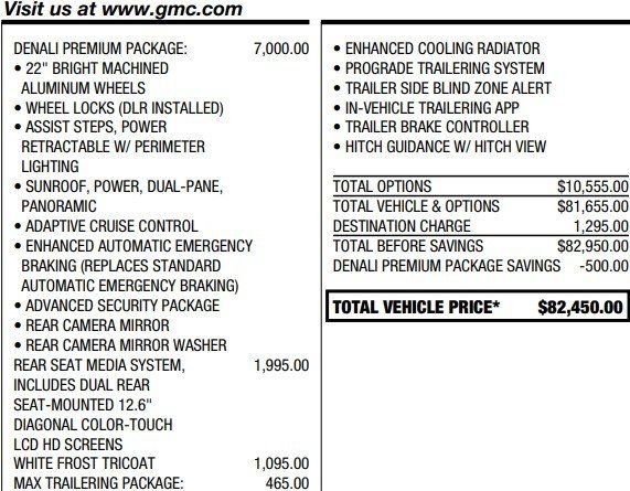 Used 2021 GMC Yukon XL Denali w/ Denali Premium Package image 2