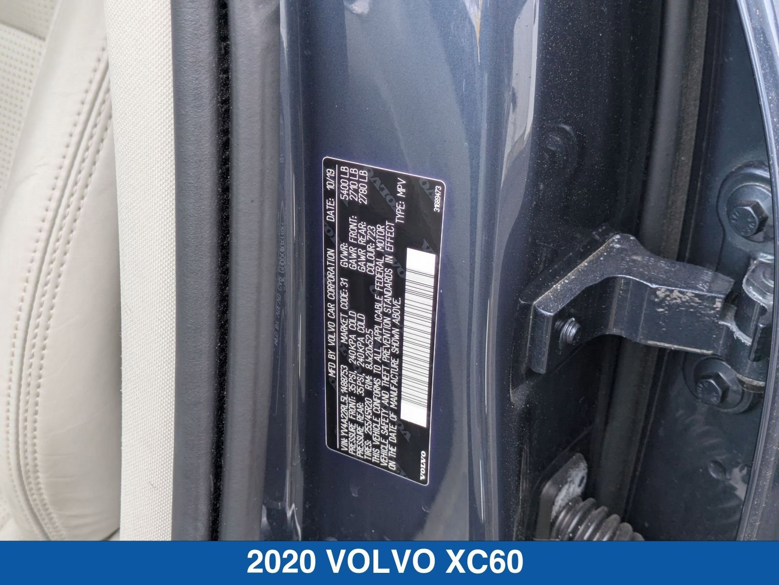 Used 2020 Volvo XC60 T6 Inscription image 40