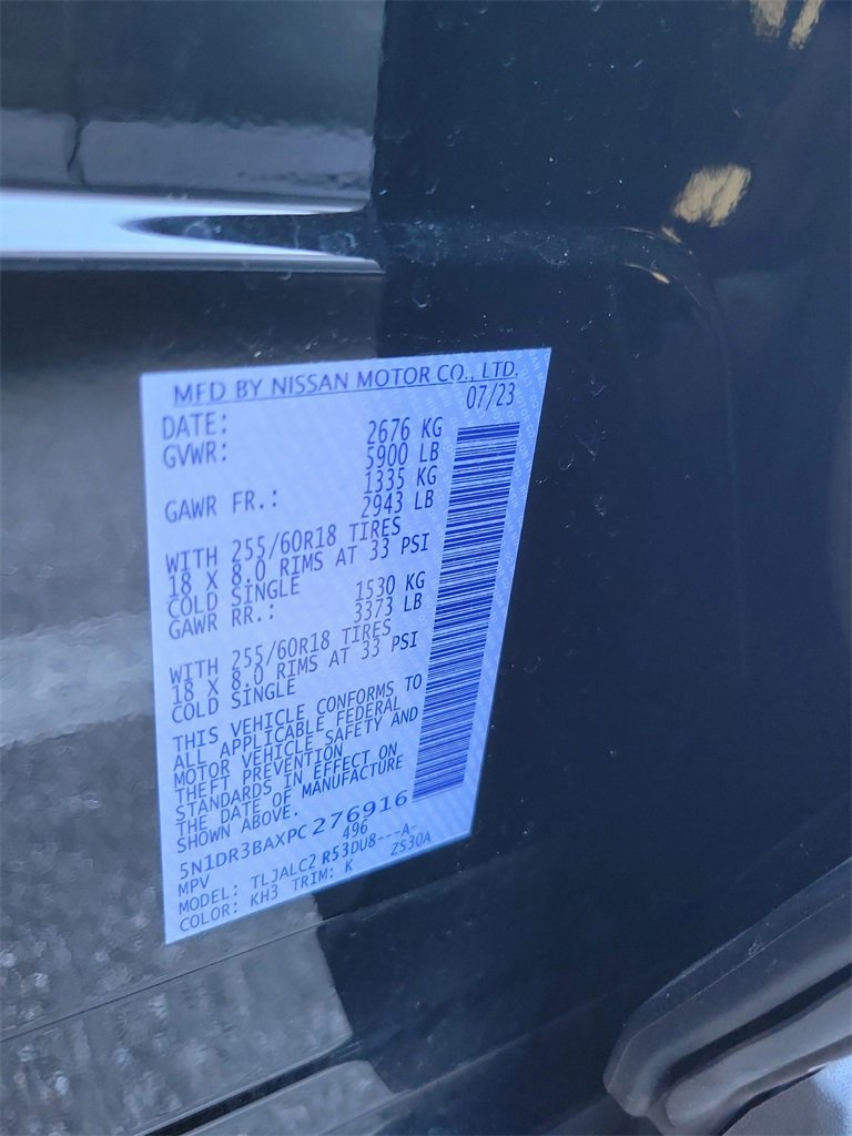 Used 2023 Nissan Pathfinder SV image 33