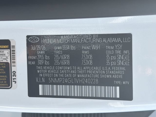 New 2027 Hyundai Santa Fe SEL FWD image 36
