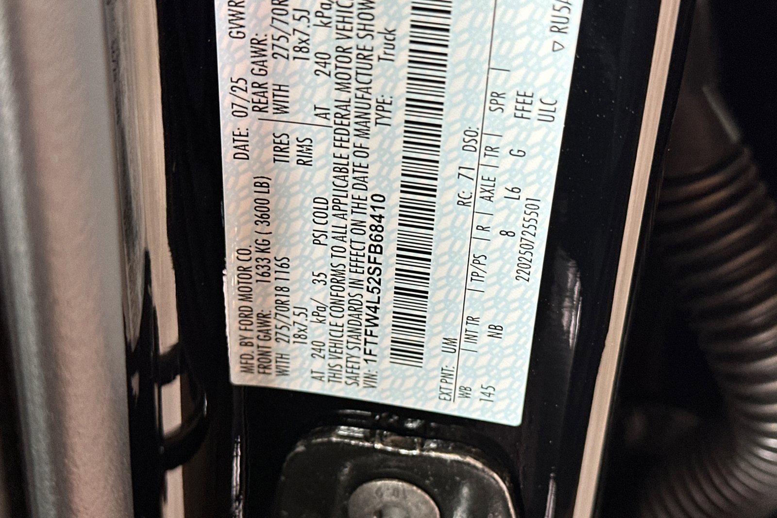 New 2025 Ford F150 Tremor w/ Equipment Group 402A High image 24