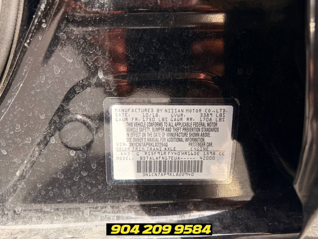 Used 2019 Nissan Versa S FWD image 36