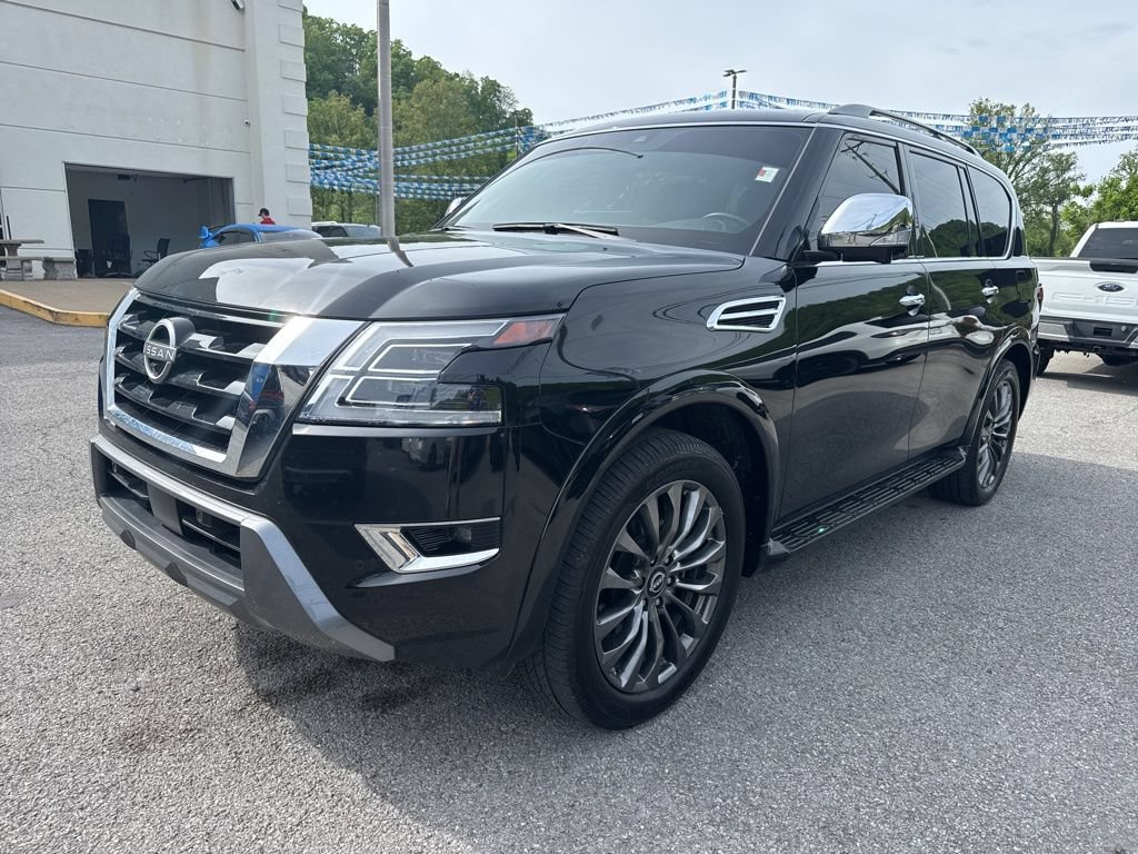 Used 2023 Nissan Armada Platinum w/ Captain's Chairs Package AWD/4WD image 1