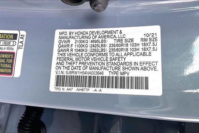 Certified 2022 Honda CR-V EX image 18