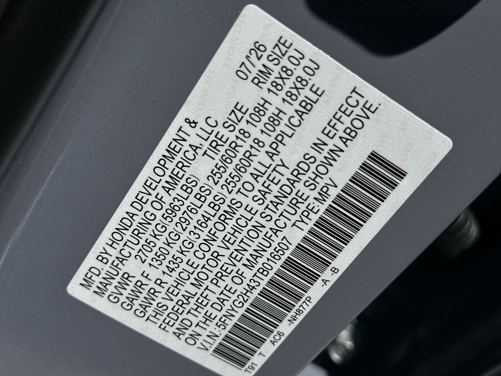 New 2026 Honda Pilot EX-L image 23
