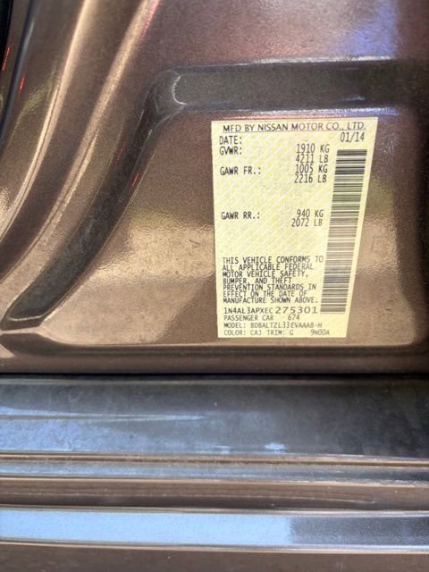 Used 2014 Nissan Altima 2.5 SV w/ Convenience Package FWD image 9
