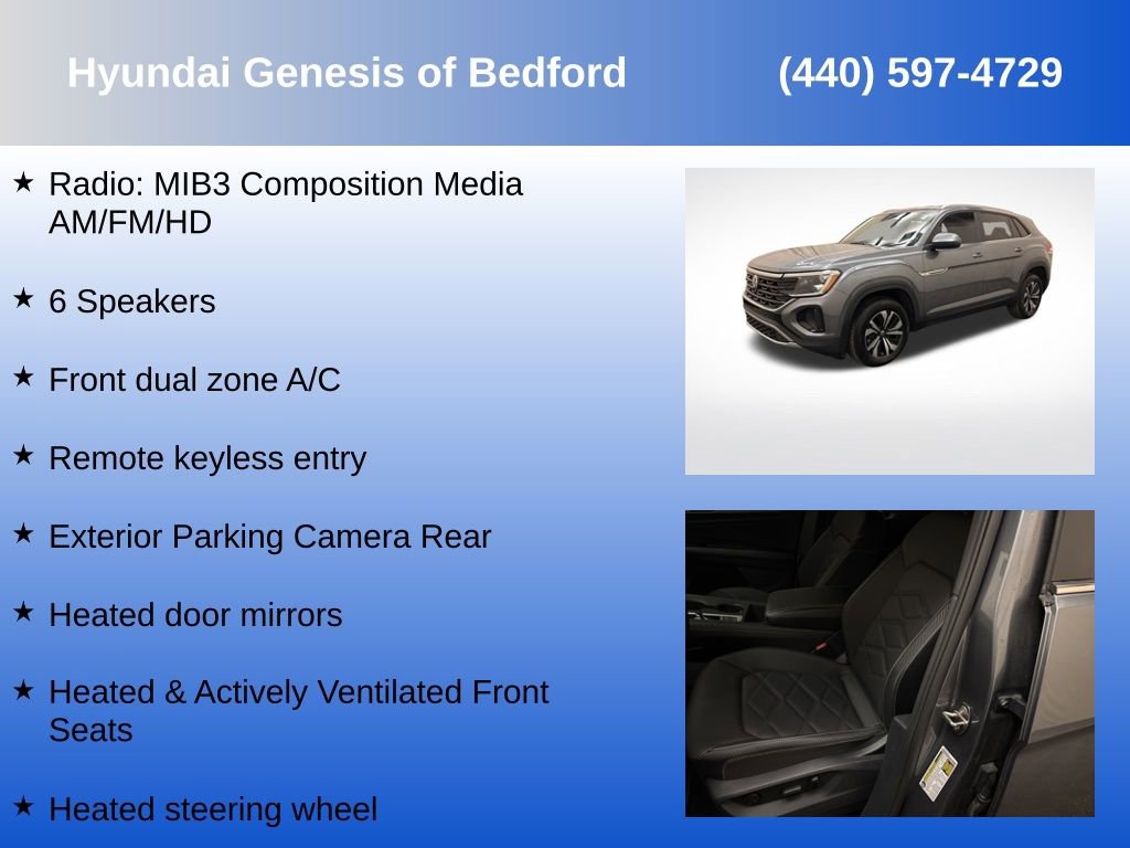 Used 2024 Volkswagen Atlas Cross Sport SE AWD/4WD image 7