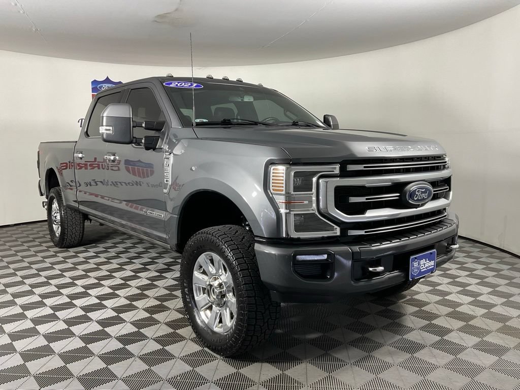 Certified 2021 Ford F350 Platinum w/ FX4 Off-Road Package AWD/4WD image 1