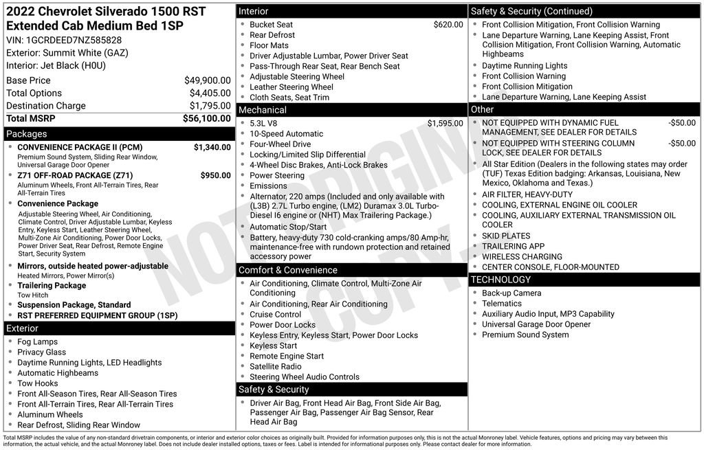 Certified 2022 Chevrolet Silverado 1500 RST w/ Convenience Package II image 11