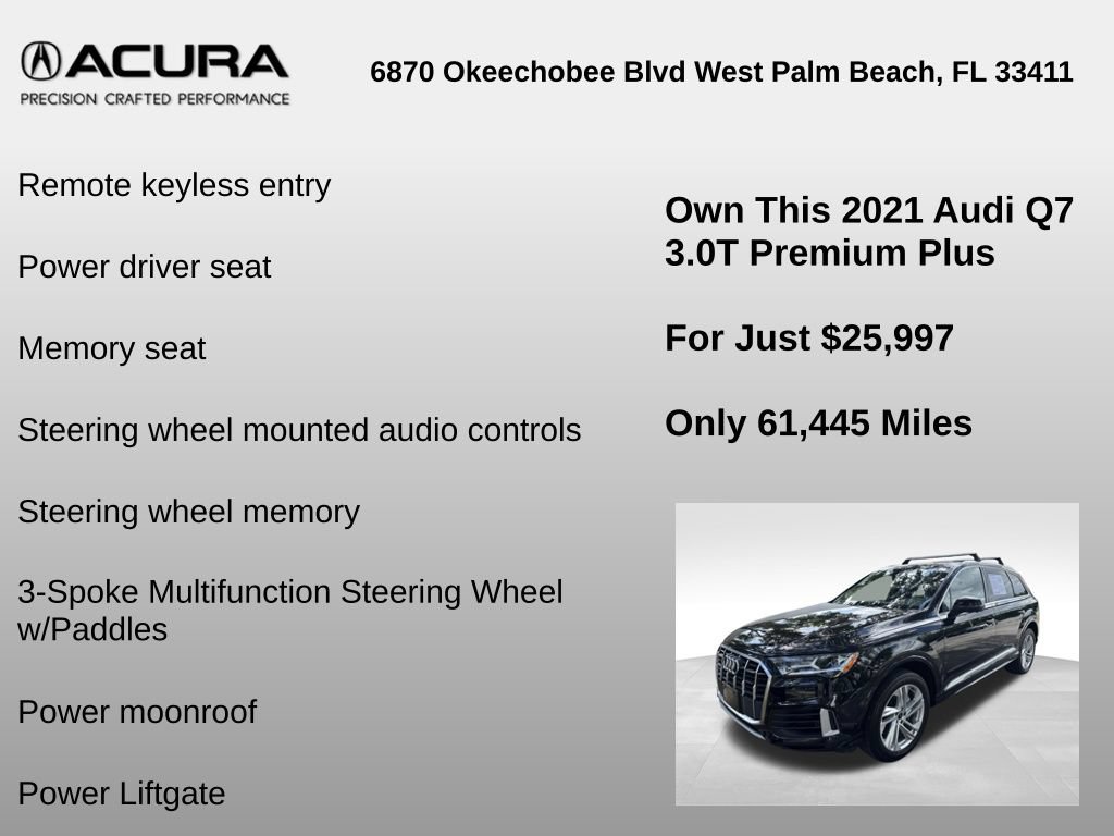 Used 2021 Audi Q7 3.0T Premium Plus w/ Premium Plus Package AWD/4WD image 18
