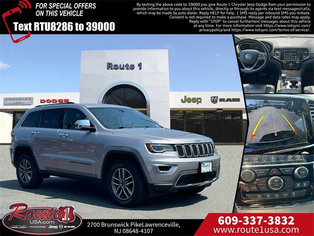 Certified 2021 Jeep Grand Cherokee Limited w/ Sun & Sound Group