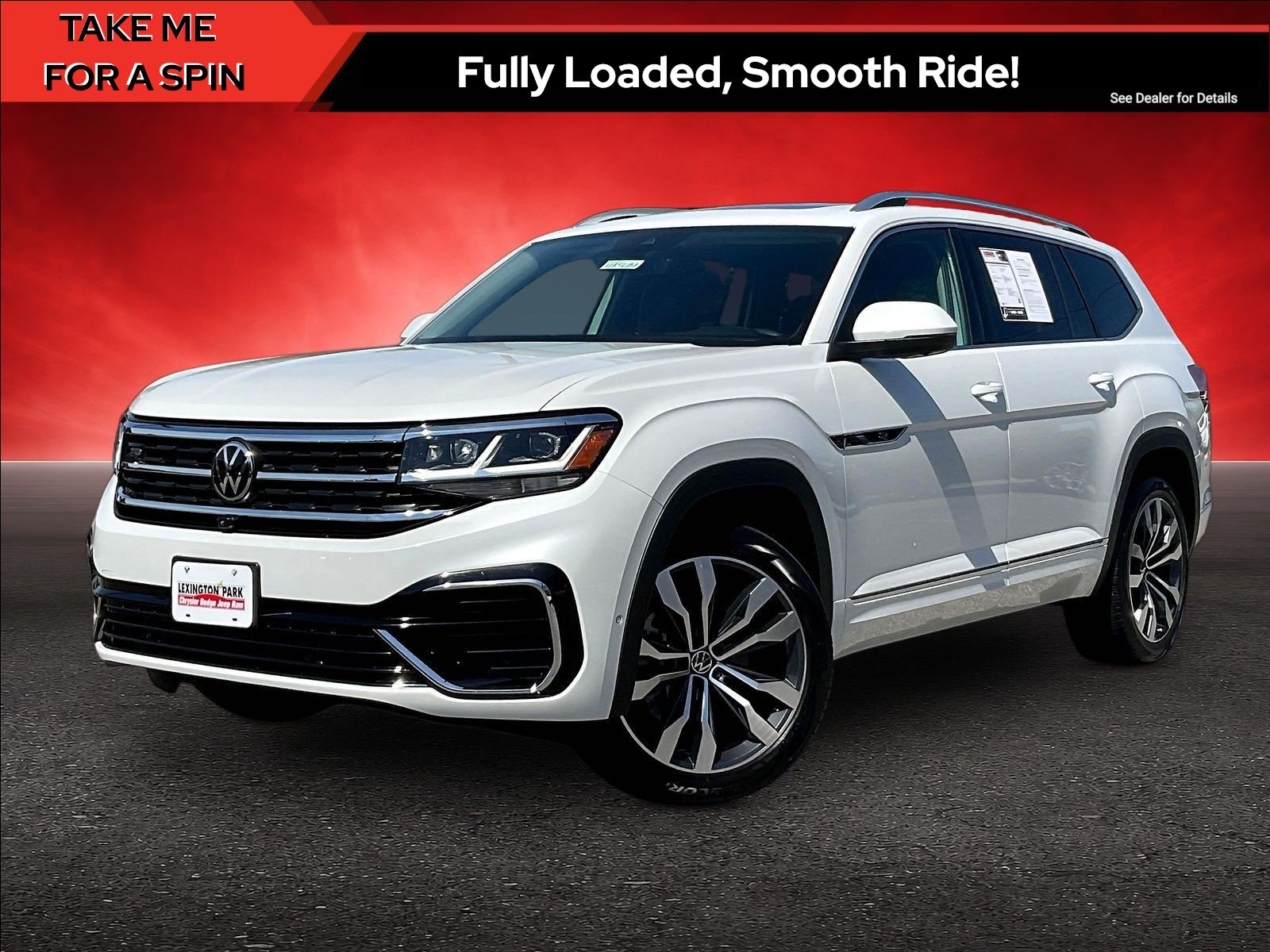 Used 2023 Volkswagen Atlas SEL Premium AWD/4WD image 3