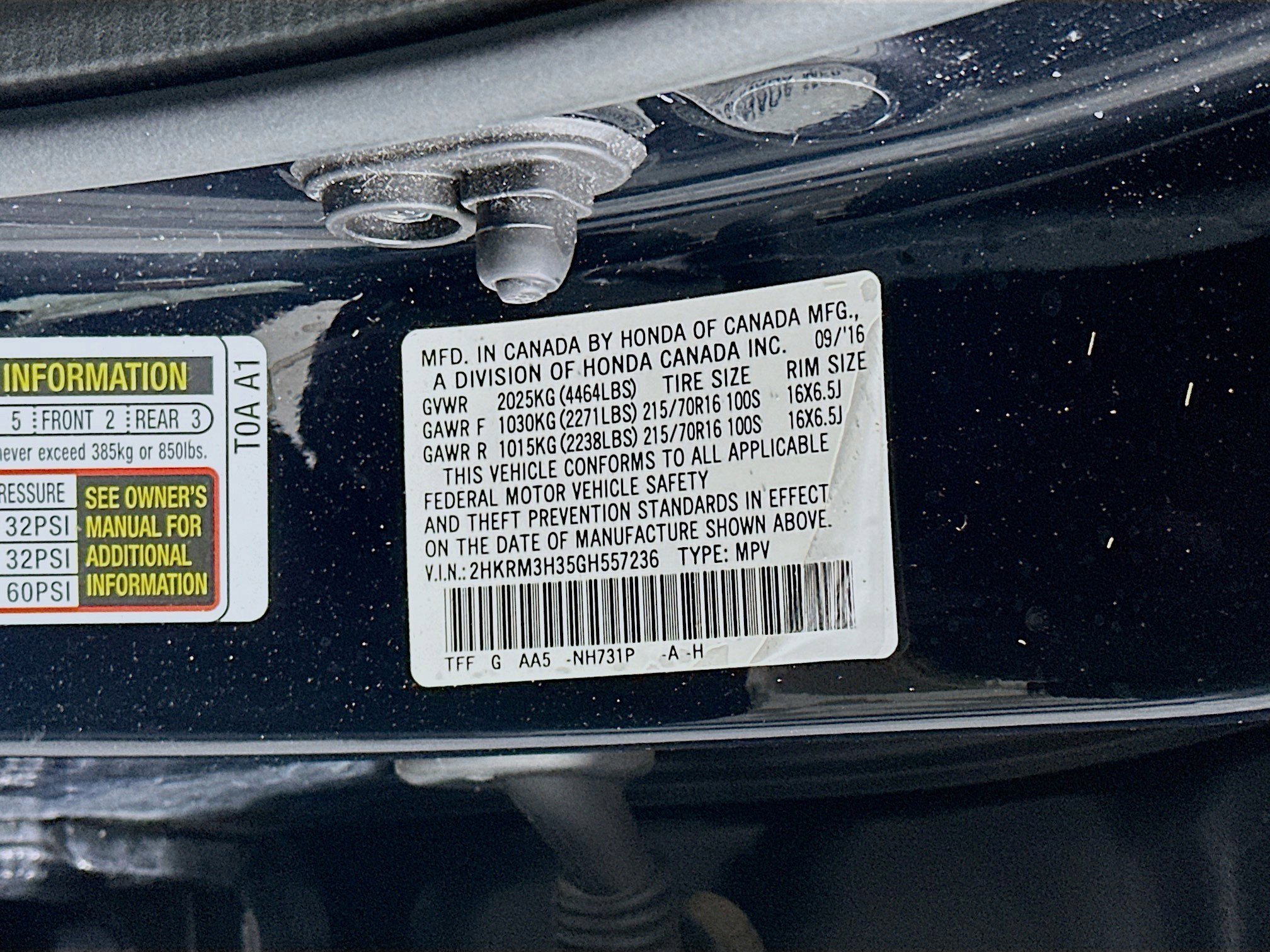 Used 2016 Honda CR-V LX image 11