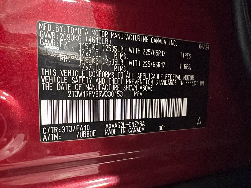 Certified 2024 Toyota RAV4 XLE w/ Convenience Package FWD image 46