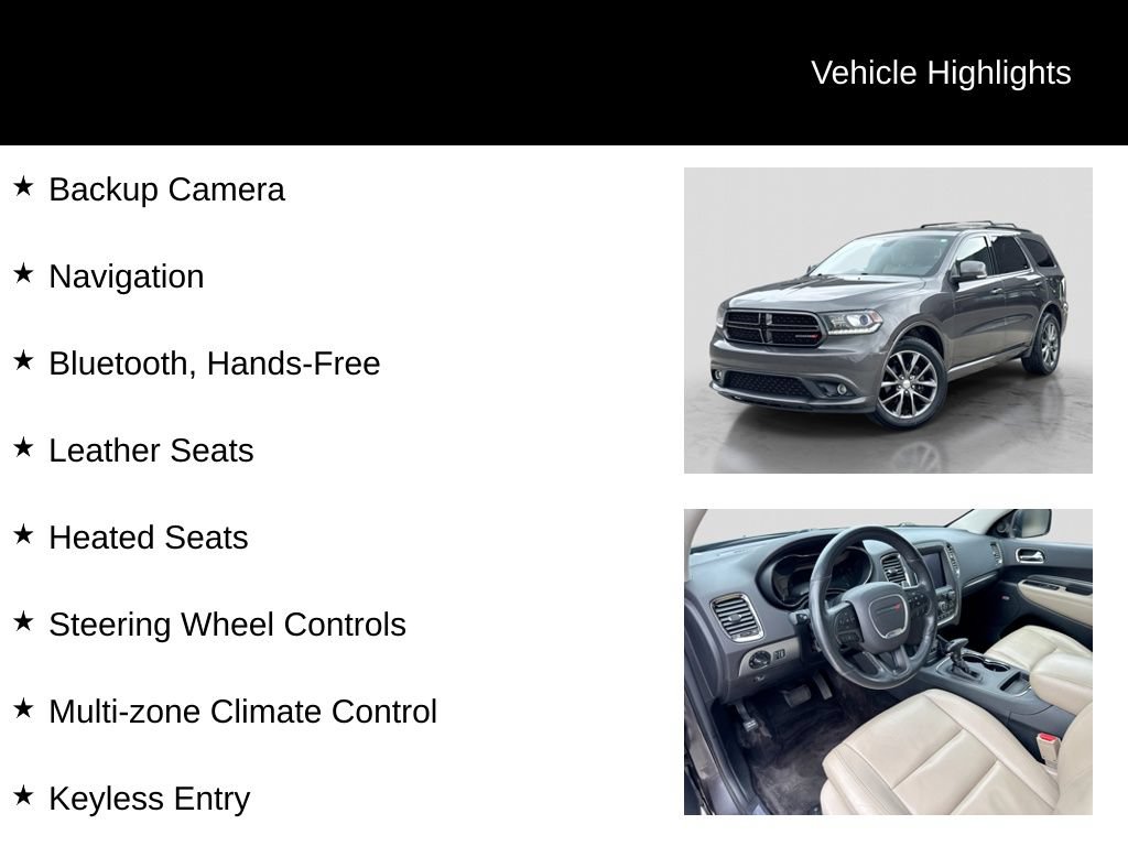 Used 2018 Dodge Durango GT w/ Premium Group AWD/4WD image 16