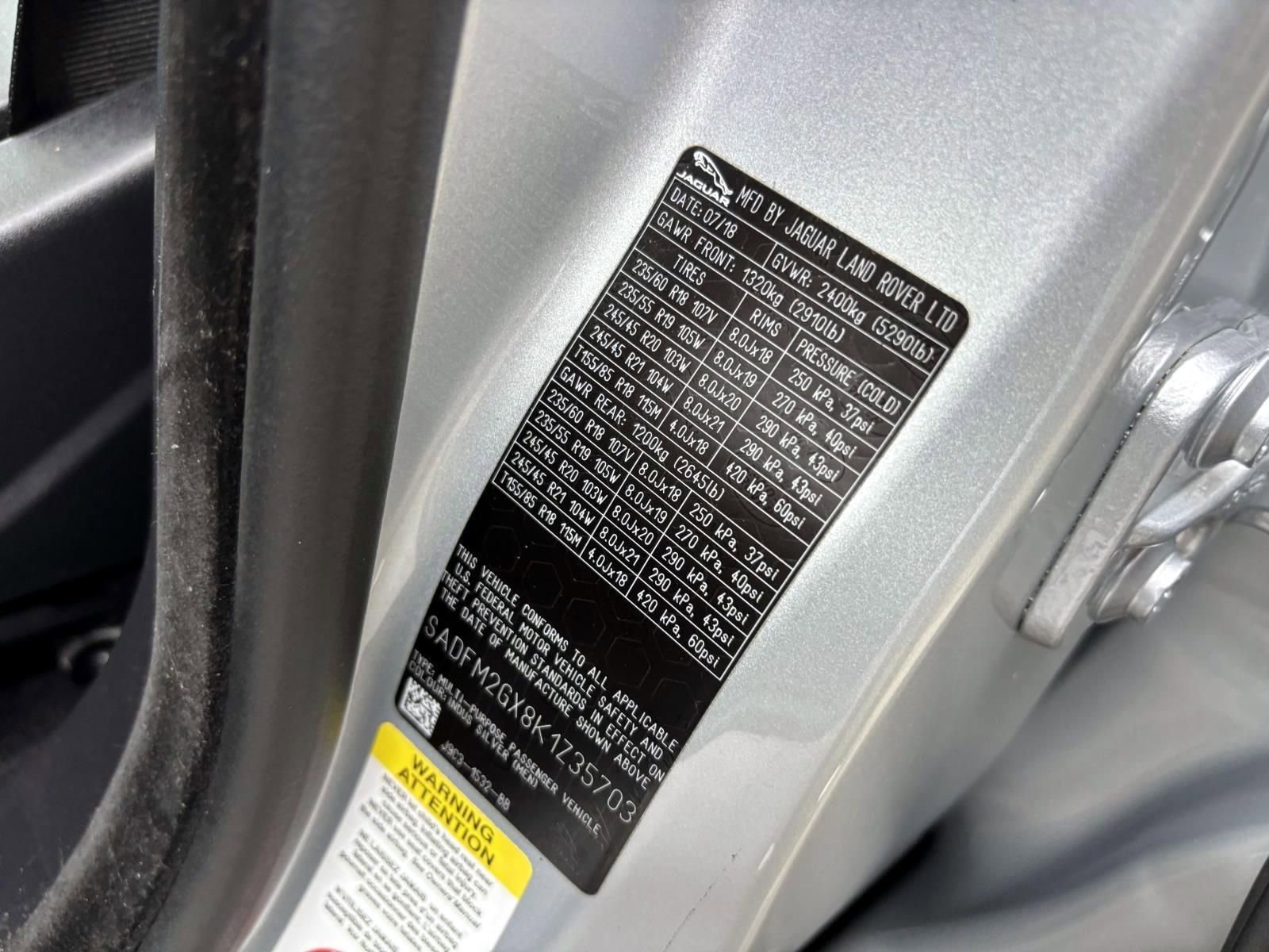 Used 2019 Jaguar E-PACE R-Dynamic HSE image 31