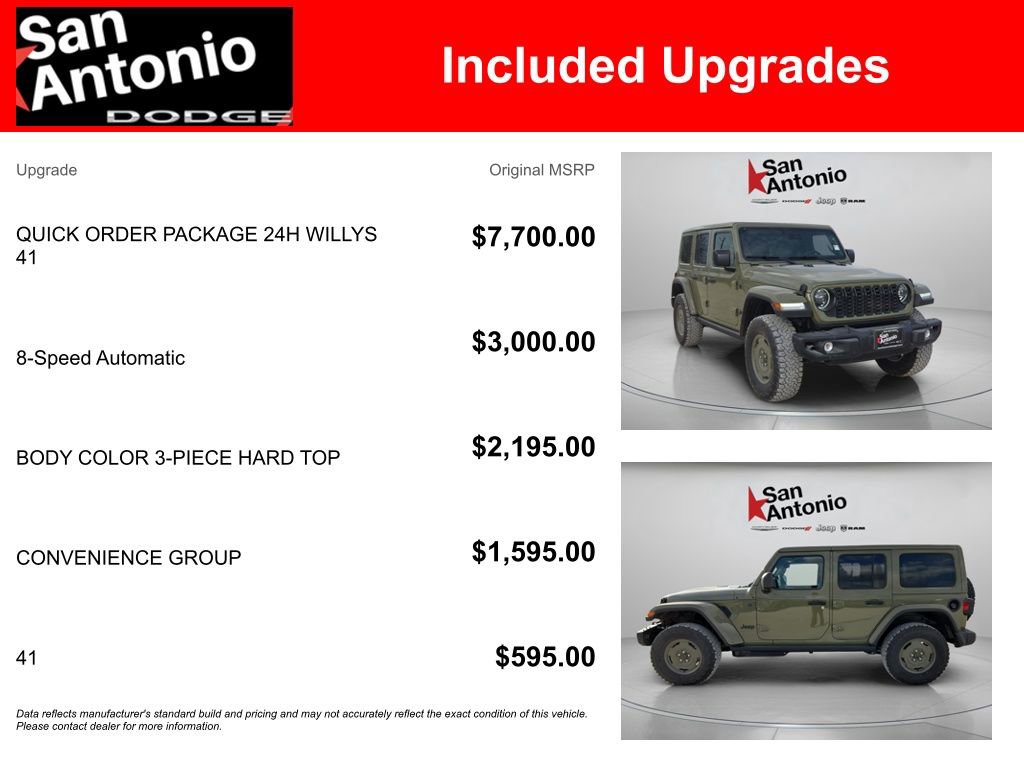 New 2026 Jeep Wrangler Unlimited Sport AWD/4WD image 6