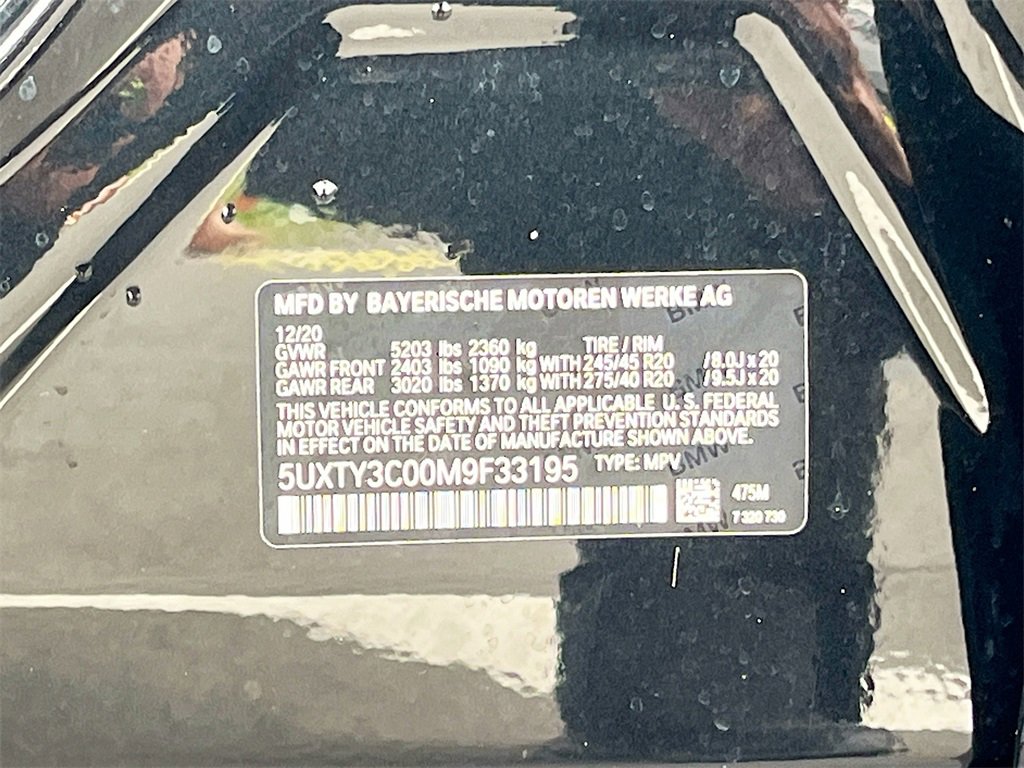 Used 2021 BMW X3 sDrive30i w/ M Sport Package image 32